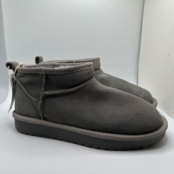 CUSHIONAIRE Women's pull on boot 7.5 GRAY - Picture 1 of 7